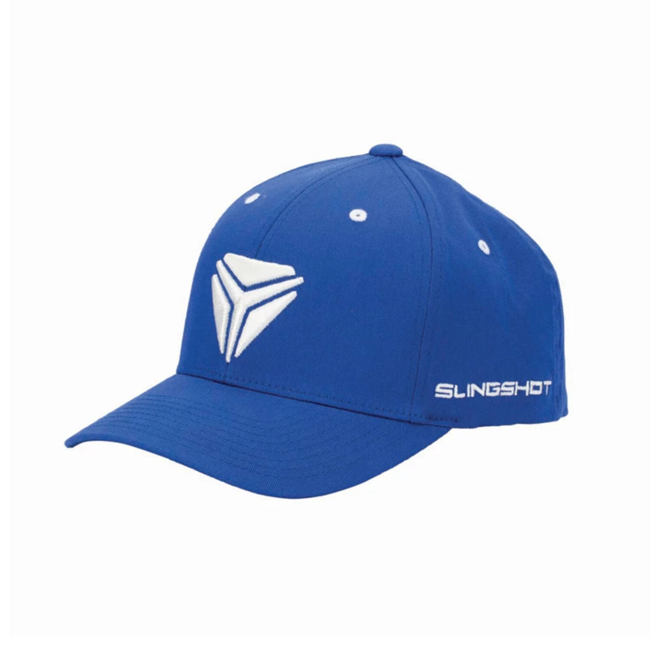Polaris New OEM Men's Flexfit Hat with Slingshot® Logo, Blue, 2869610