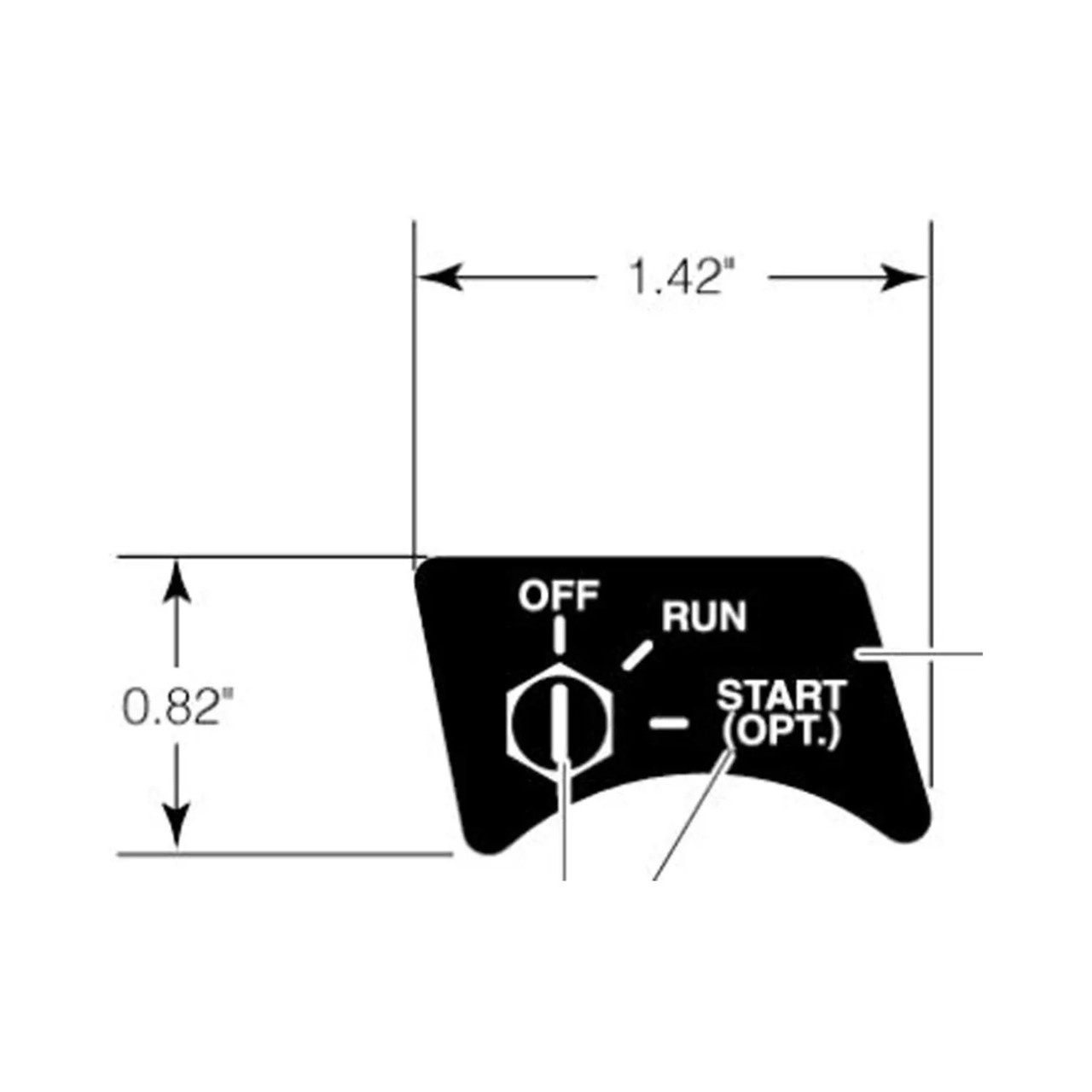 Polaris Snowmobile OEM Ignition Decal, 7175999