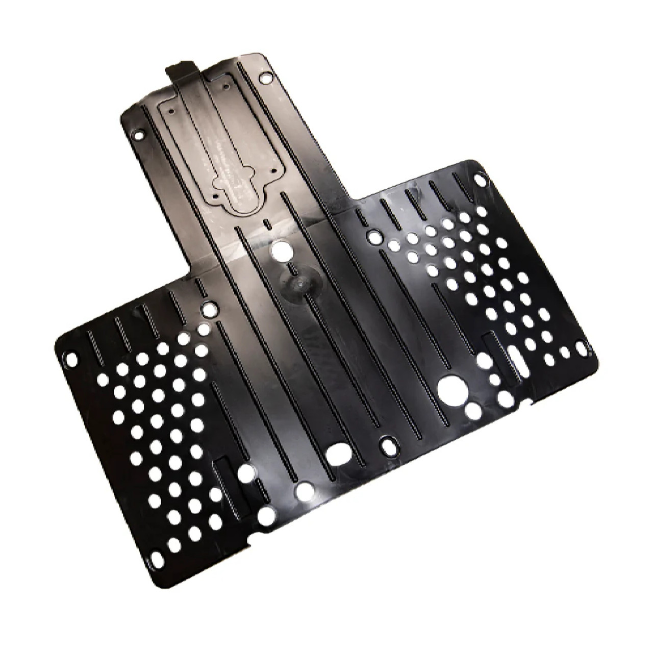 Polaris New OEM Plate-Skid,Blk, 5438878-070