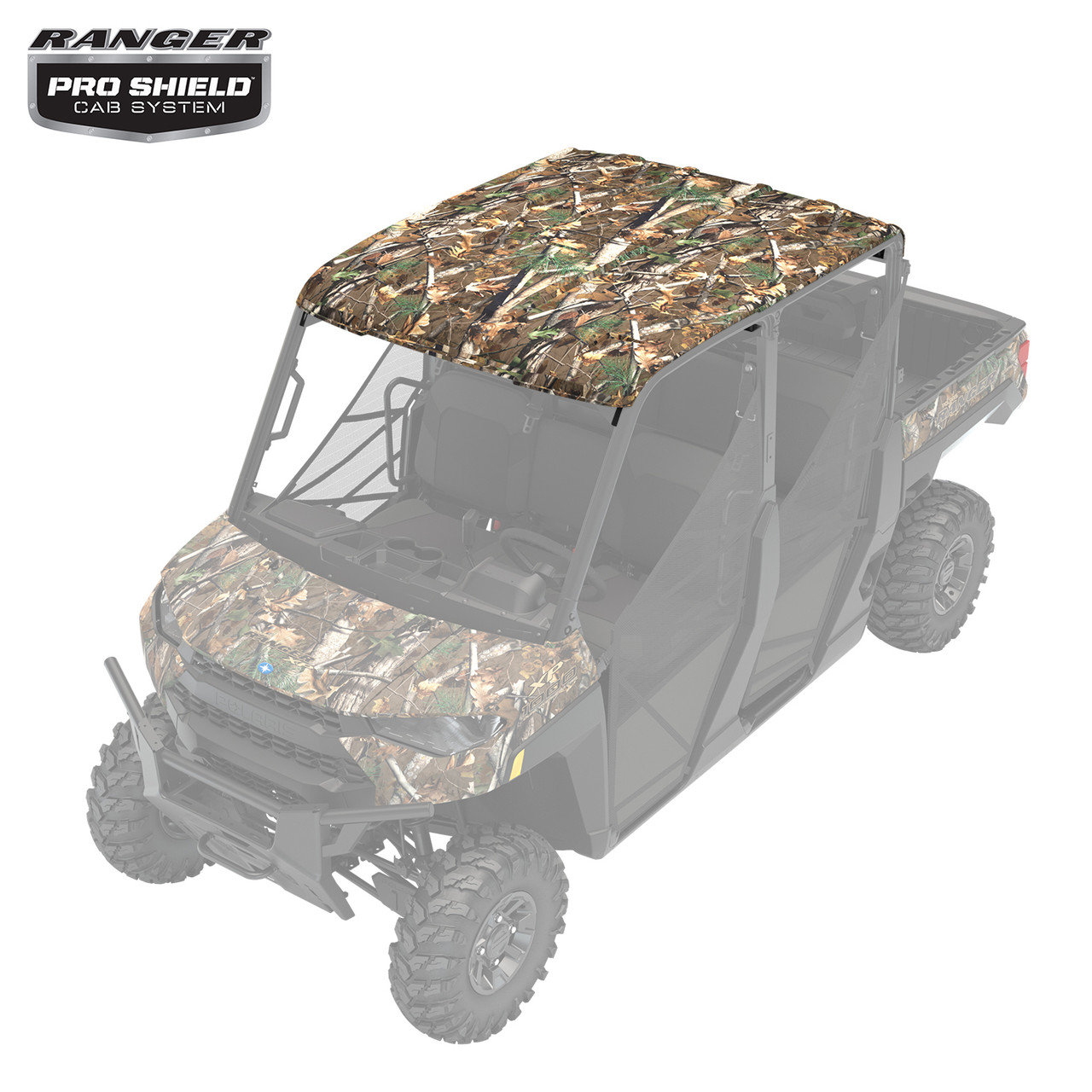 Polaris OEM Premium Poly Roof Pursuit Camo, Ranger Crew, 2883277