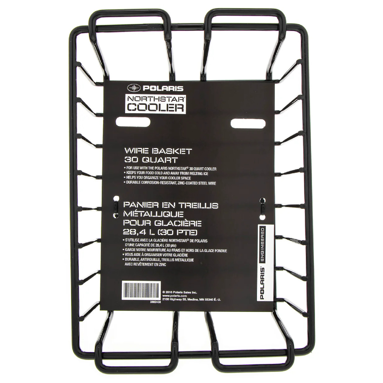 Polaris OEM NorthStar 30 Quart Cooler Wire Basket, 2882438