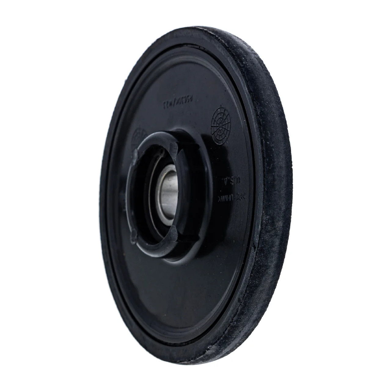 Polaris Snowmobile OEM Black Scrolled Wheel Assembly, 1590419-070