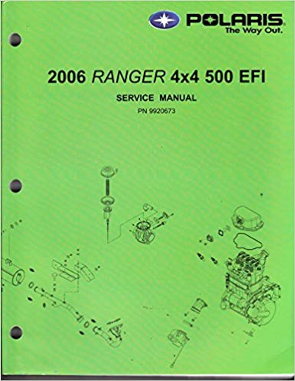 Polaris New OEM Serv Man '06 Ranger 500 9920673