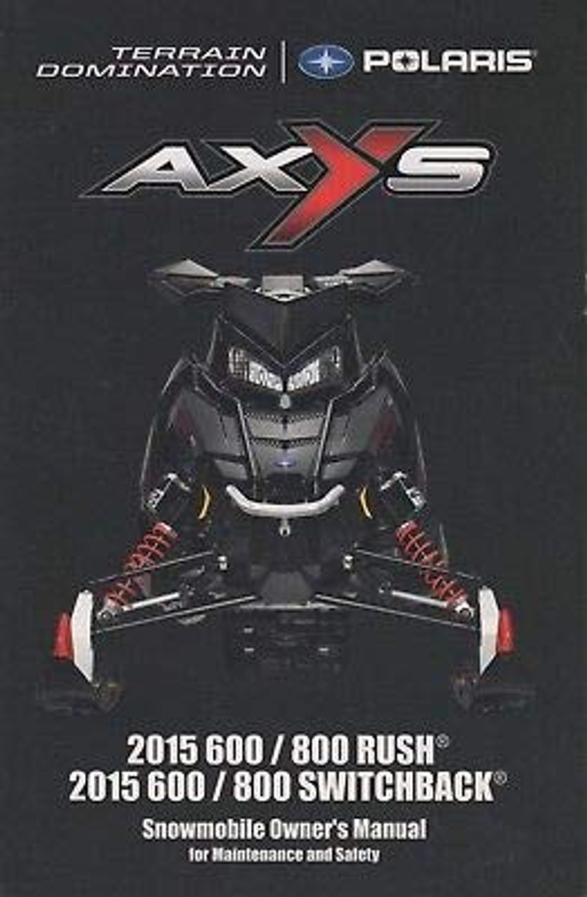 Polaris New OEM Manual Owners 2015 600/800 RUSH PRO, 9925073
