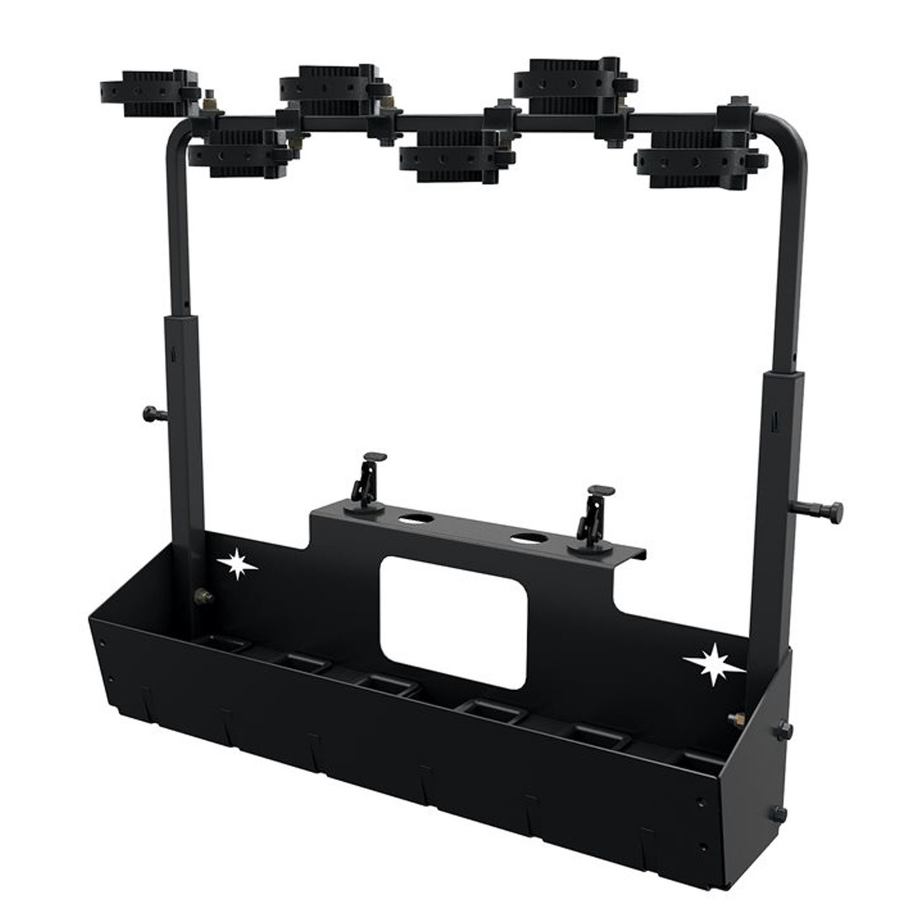 Polaris New OEM UTV Lock & Ride 6 Gun Rack Mount, Ranger XP, 2882159