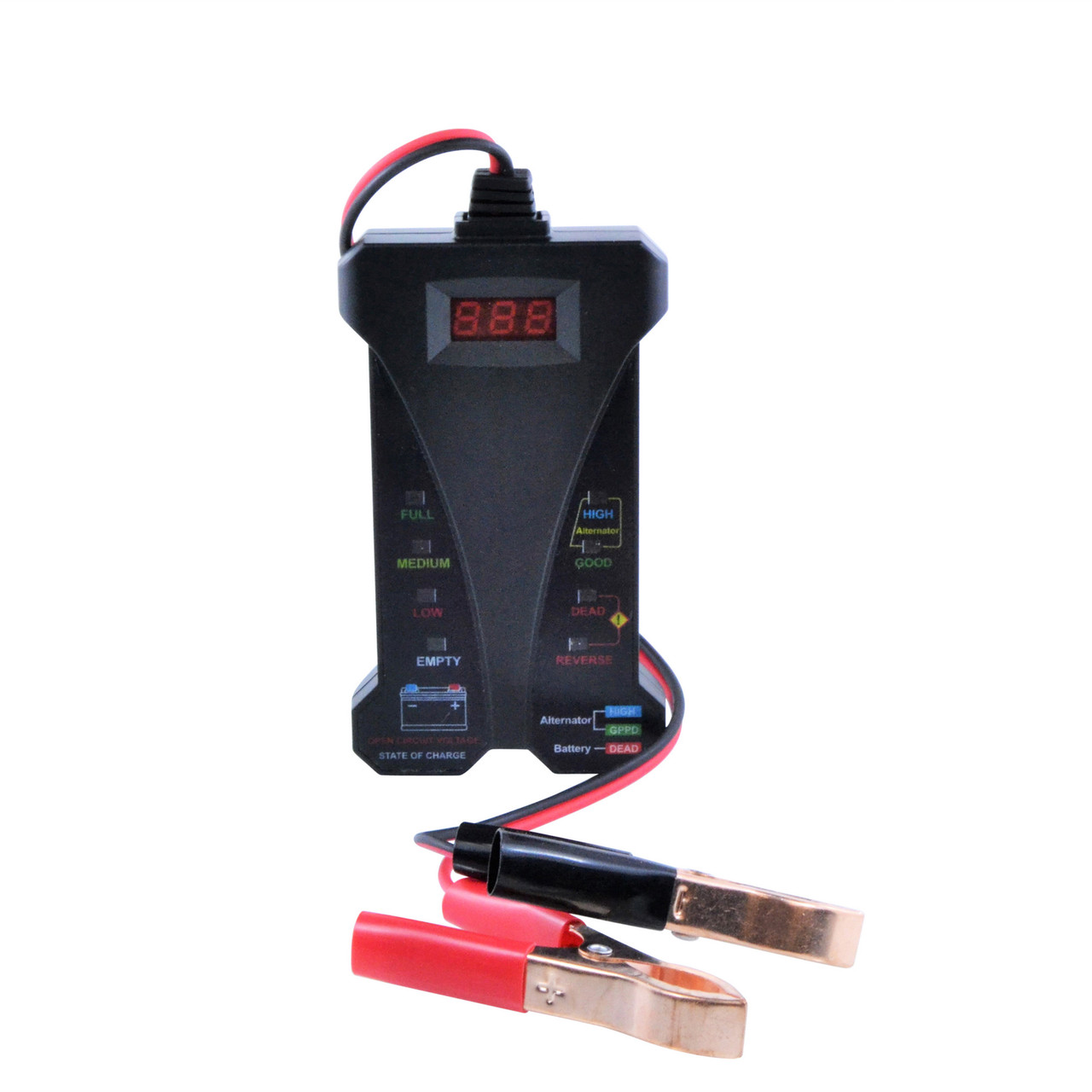 RMSTATOR New Aftermarket Universal Universal 12 Volts Digital Battery Tester / Charging System Analyzer, RMS200-103923