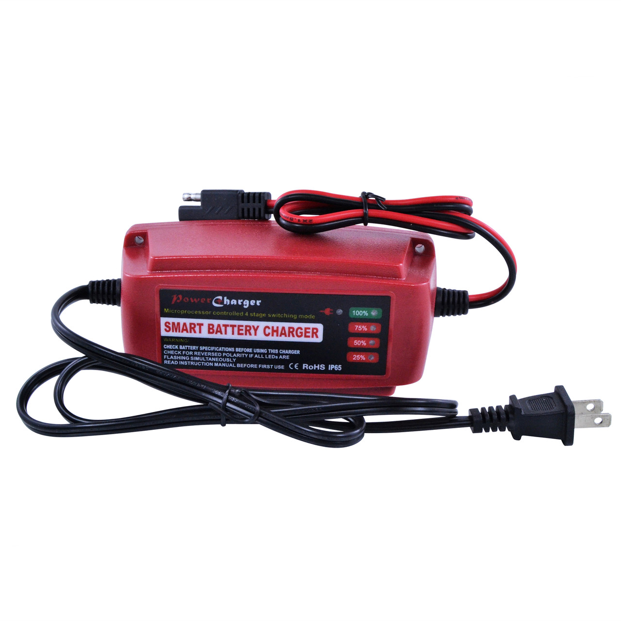 RMSTATOR New Aftermarket Universal Universal Automatic IP65 Smart Battery Charger 12V / 5A / 100W, RMS200-103844