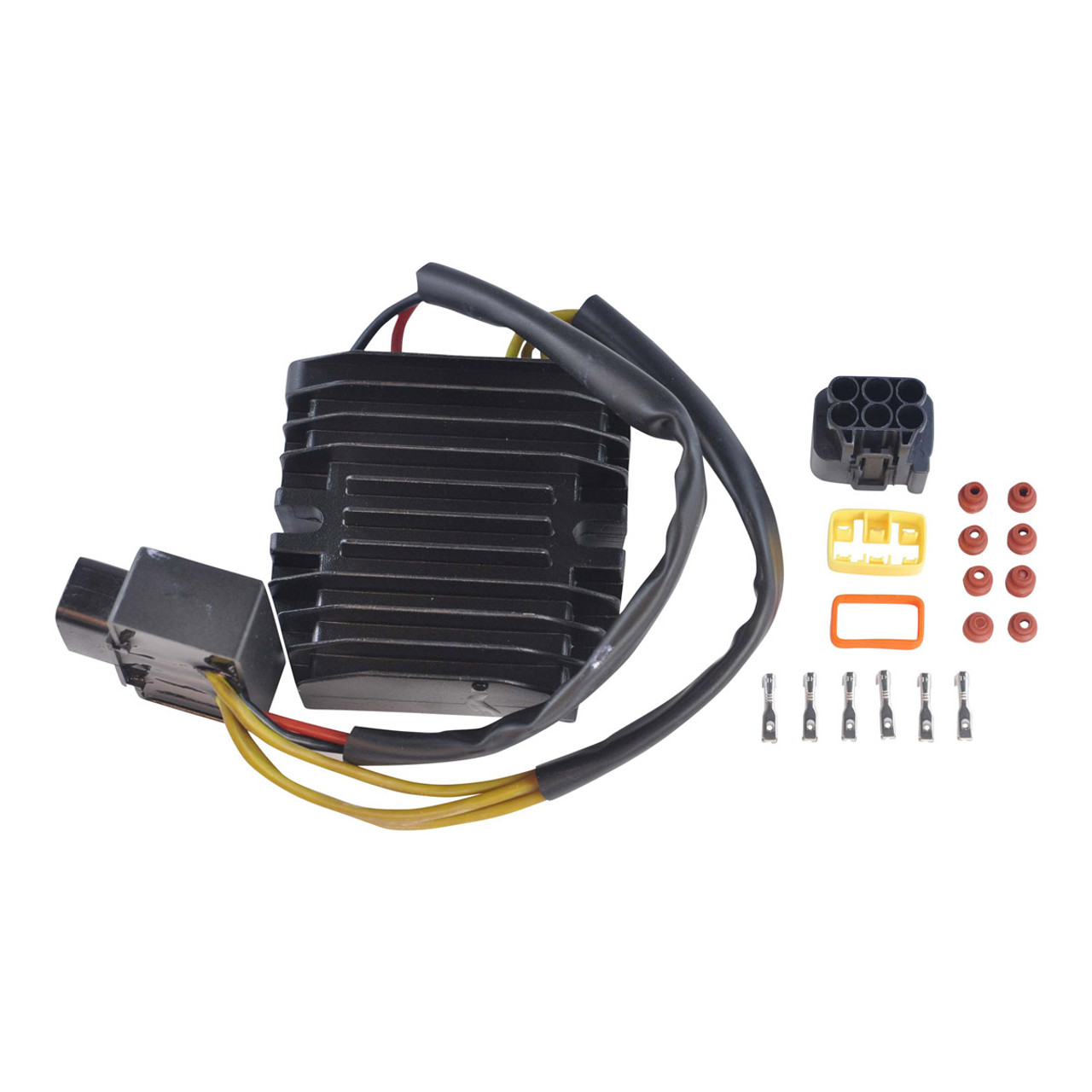 RMSTATOR New Aftermarket  Kit Stator + Improved Flywheel + Mosfet Regulator Rectifier + Crankcase Cover Gasket, RM23019