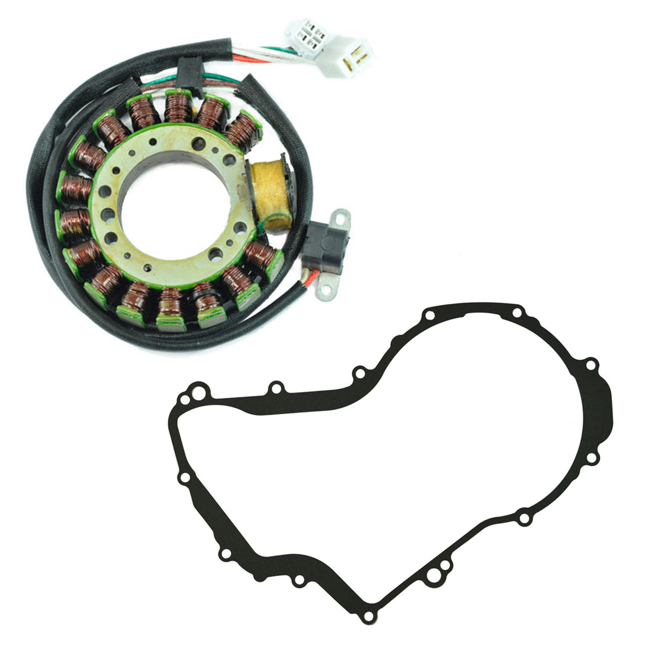 RMSTATOR New Aftermarket Yamaha Kit Stator + Crankcase Cover Gasket, RM22605