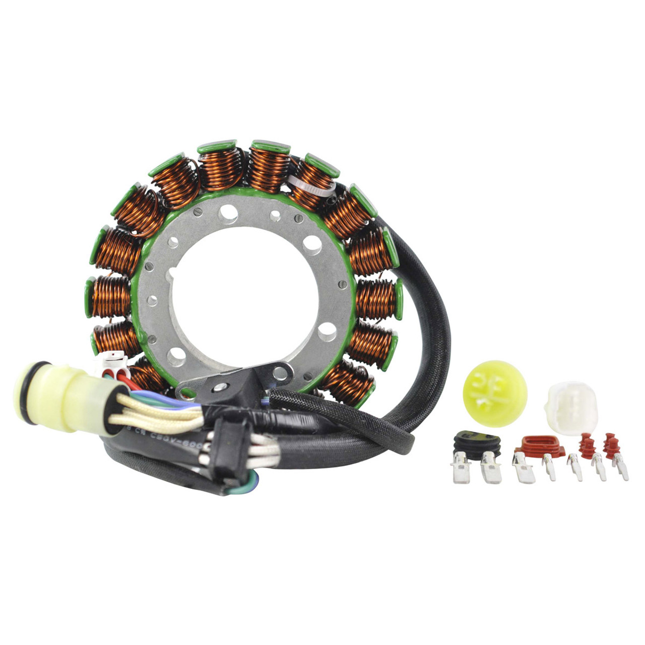 RMSTATOR New Aftermarket Yamaha Kit HO Stator + External Ignition Coil + Crankcase Cover Gasket, RM22861