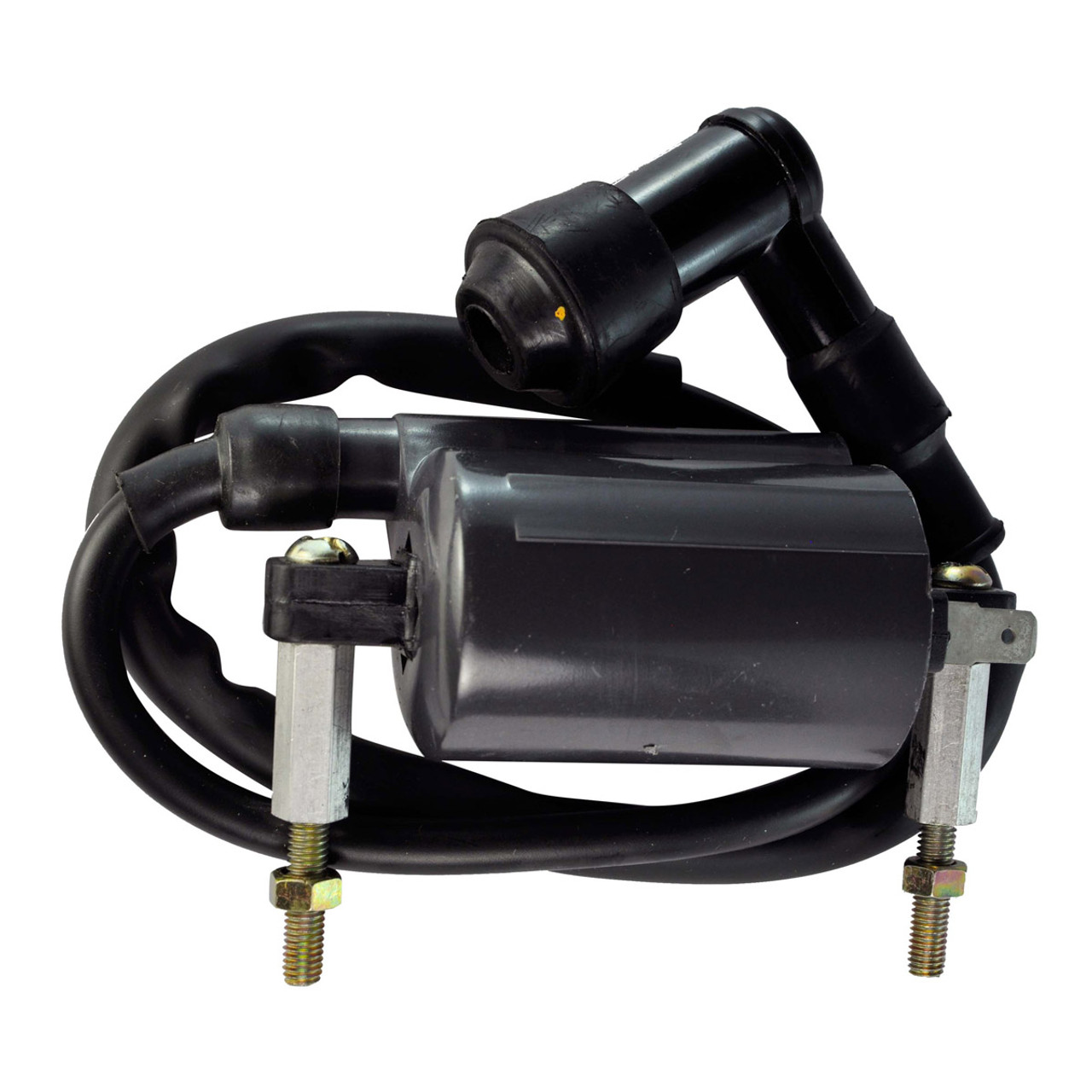 RMSTATOR New Aftermarket Kawasaki External Ignition Coil with Spark Plug Cap, RM06017