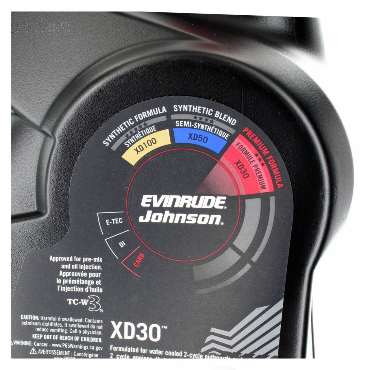 Evinrude/Johnson New OEM XPS Marine XD30 2-Stroke Outboard Oil, 3 Gallons, 779725