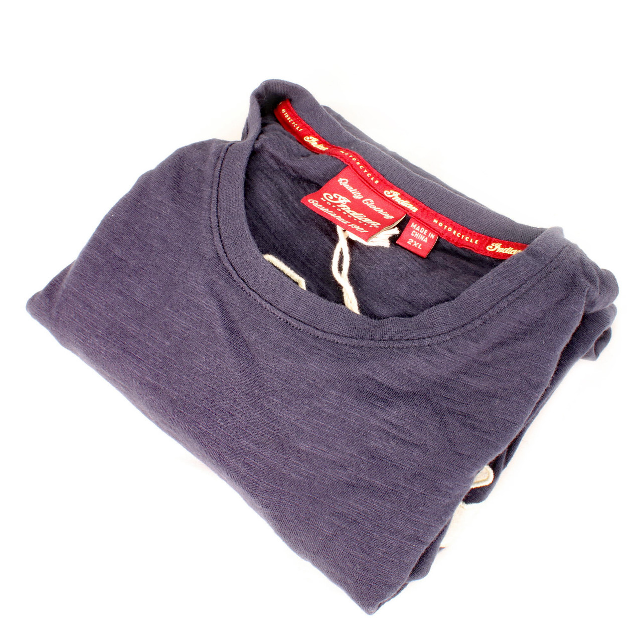 Indian Motorcycle New OEM Wrecking Crew Tee Men's 2XL Blue 286886012