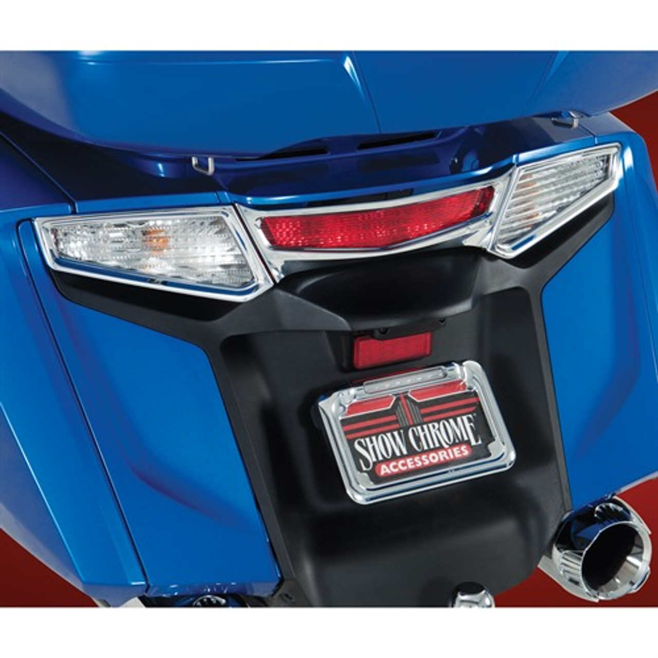 Show Chrome Accessories New Taillight Lens Trim 2012 Gl18, 52-821