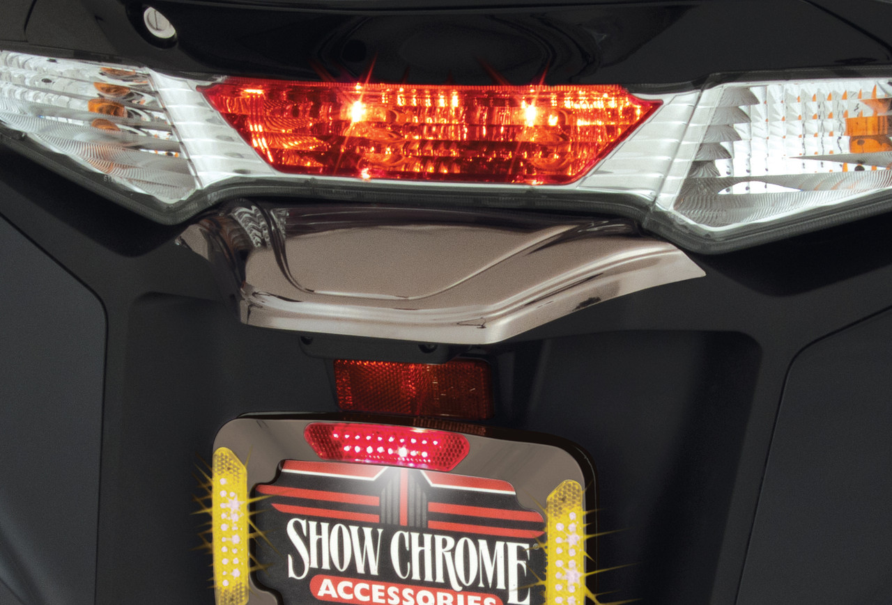 Show Chrome Accessories New Smoke License Cover Trim, 52-827SK