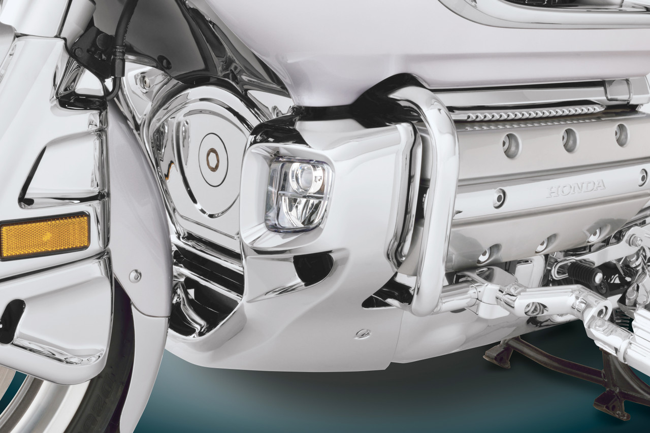 Show Chrome Accessories Lower Cowl Rectangular Fog, 52-908