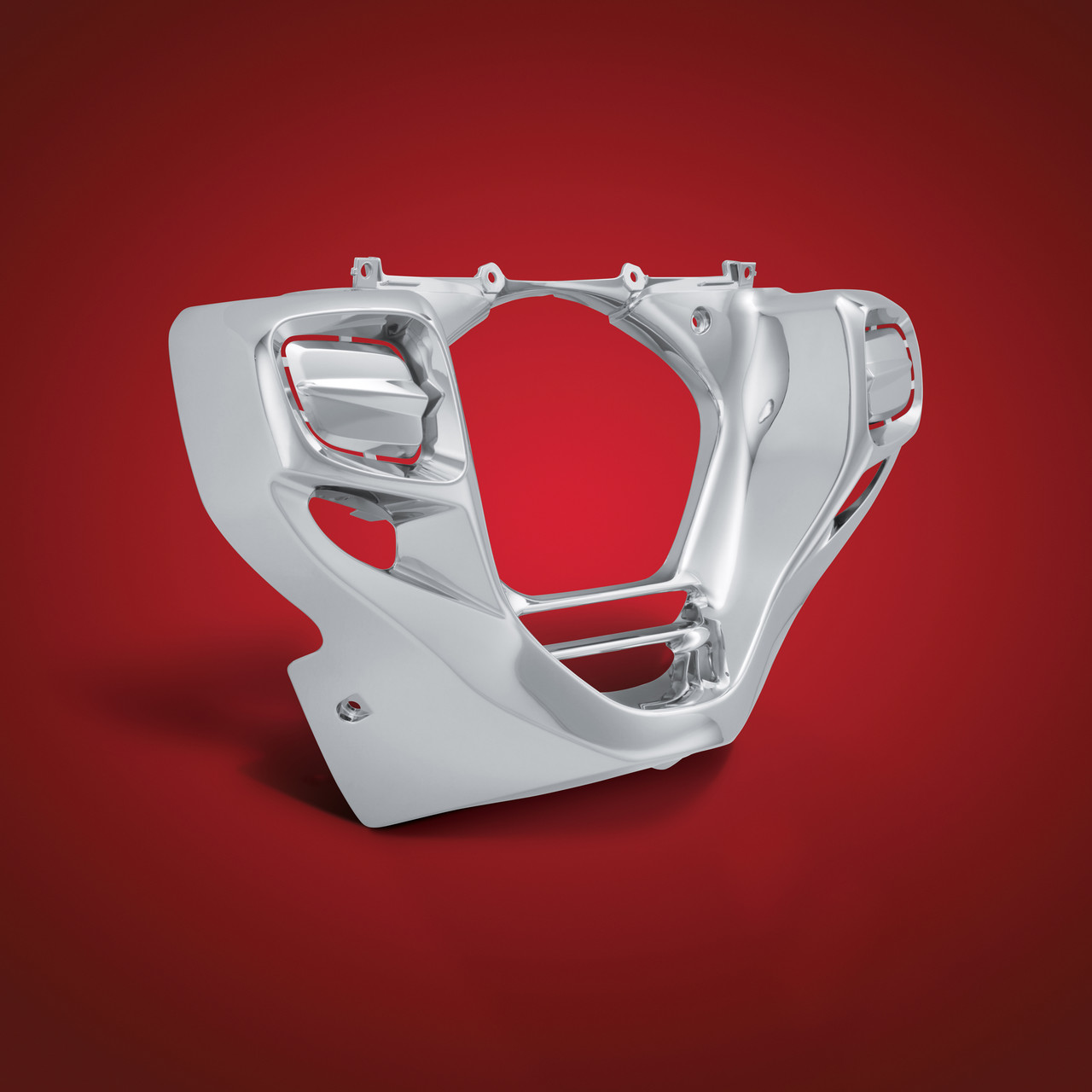 Show Chrome Accessories Lower Cowl Rectangular Fog, 52-908