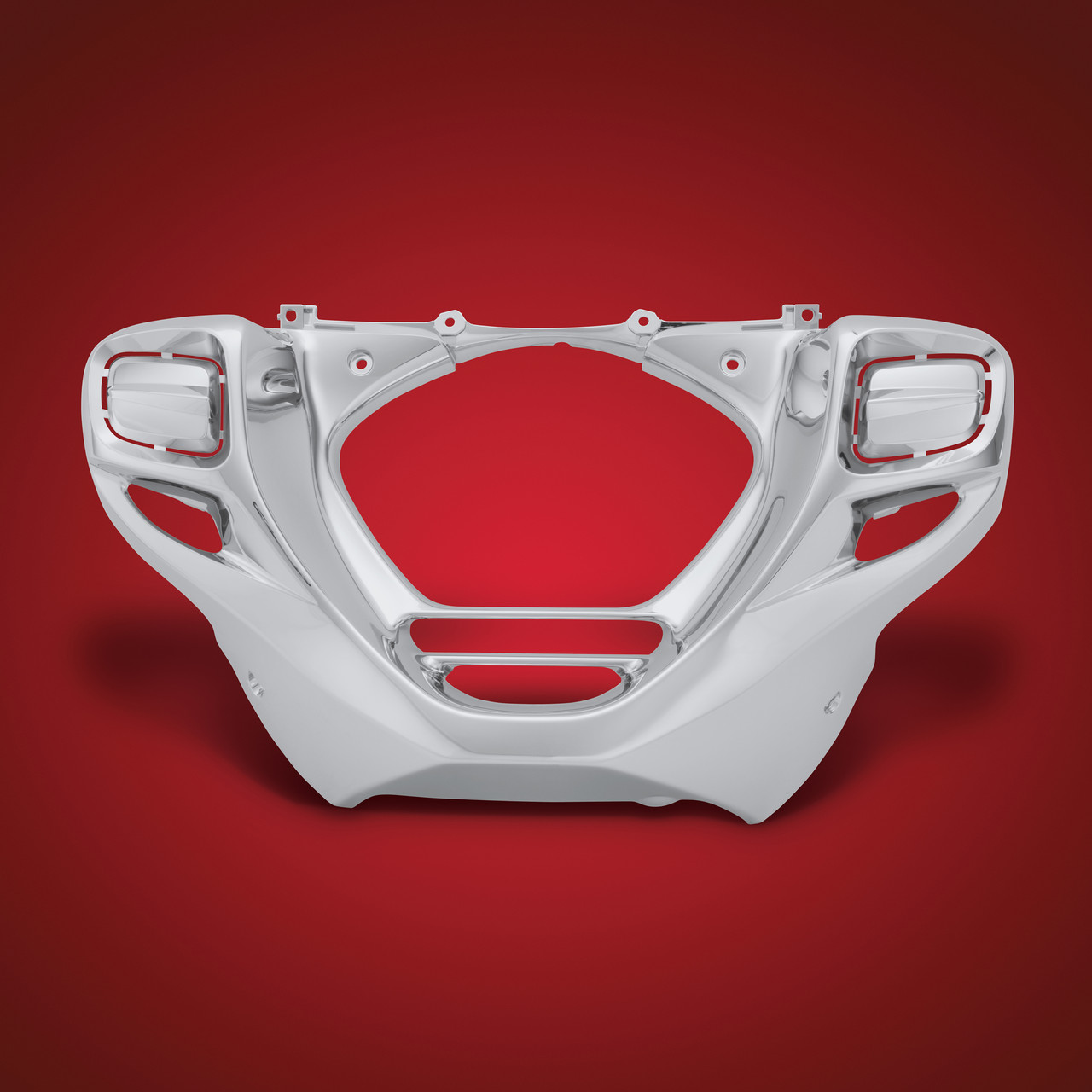 Show Chrome Accessories Lower Cowl Rectangular Fog, 52-908