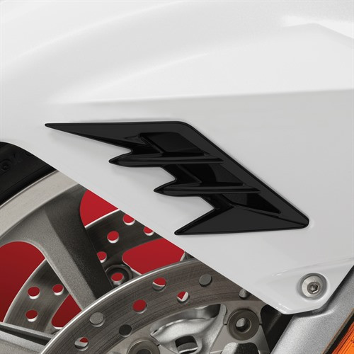 Show Chrome Accessories Front Fender Vent Accent Ch, 52-959