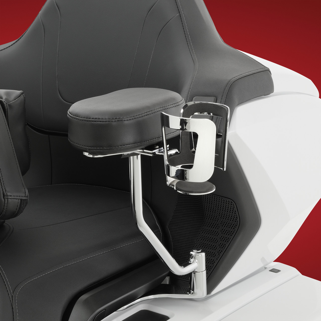 Show Chrome Accessories Armrest Beverage Holder, 52-836