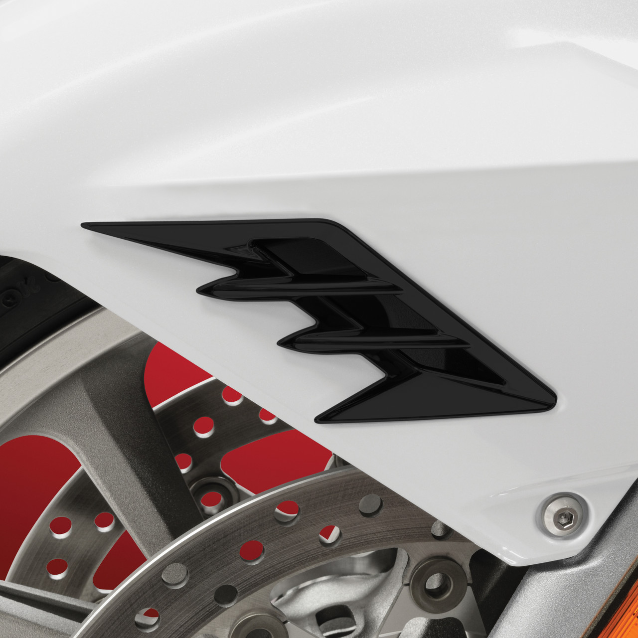 Show Chrome Accessories Front Fender Vent Accent Bk, 52-959BK Show Chrome Accessories Front Fender Vent Accent Bk, 52-959BK