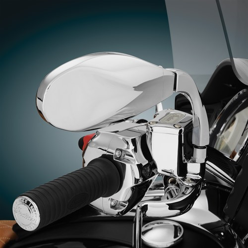 Show Chrome Accessories Twisted Cruiser Mirrors Short, 28-101