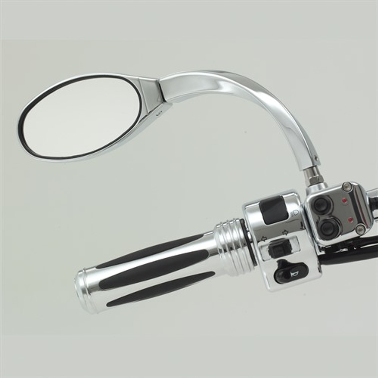Show Chrome Accessories Twisted Yamaha Mirrors Tall, 28-602