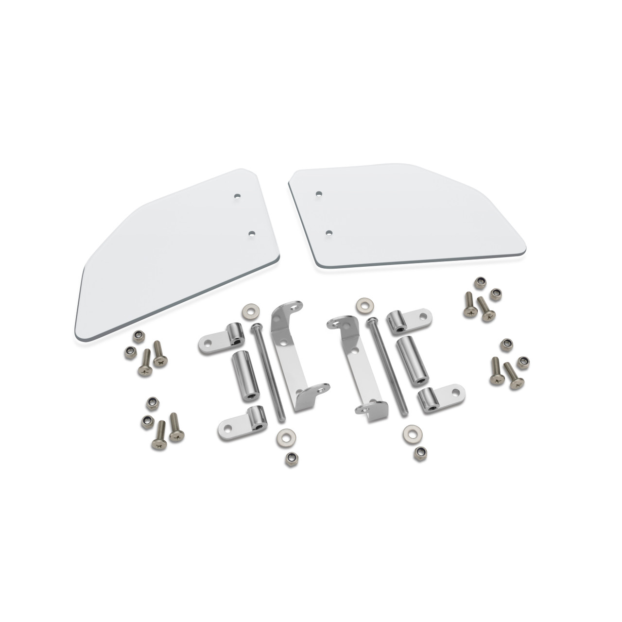 Show Chrome Accessories Above Mirror Wind Deflector Rt, 41-177