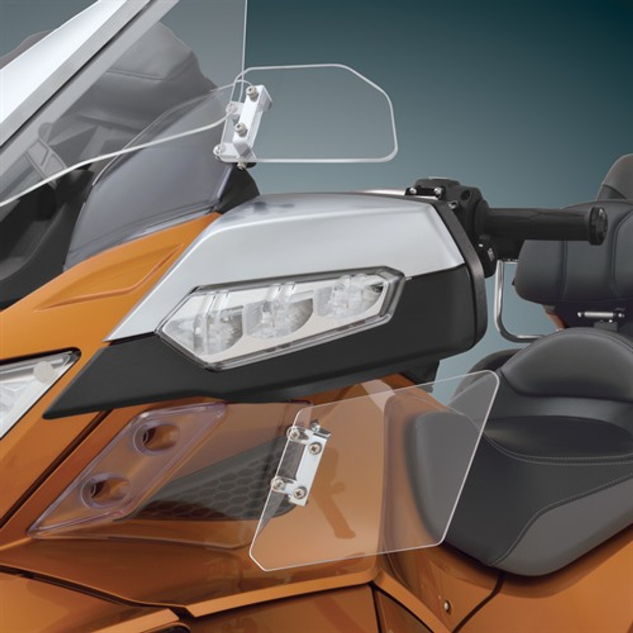 Show Chrome Accessories Above Mirror Wind Deflector Rt, 41-177