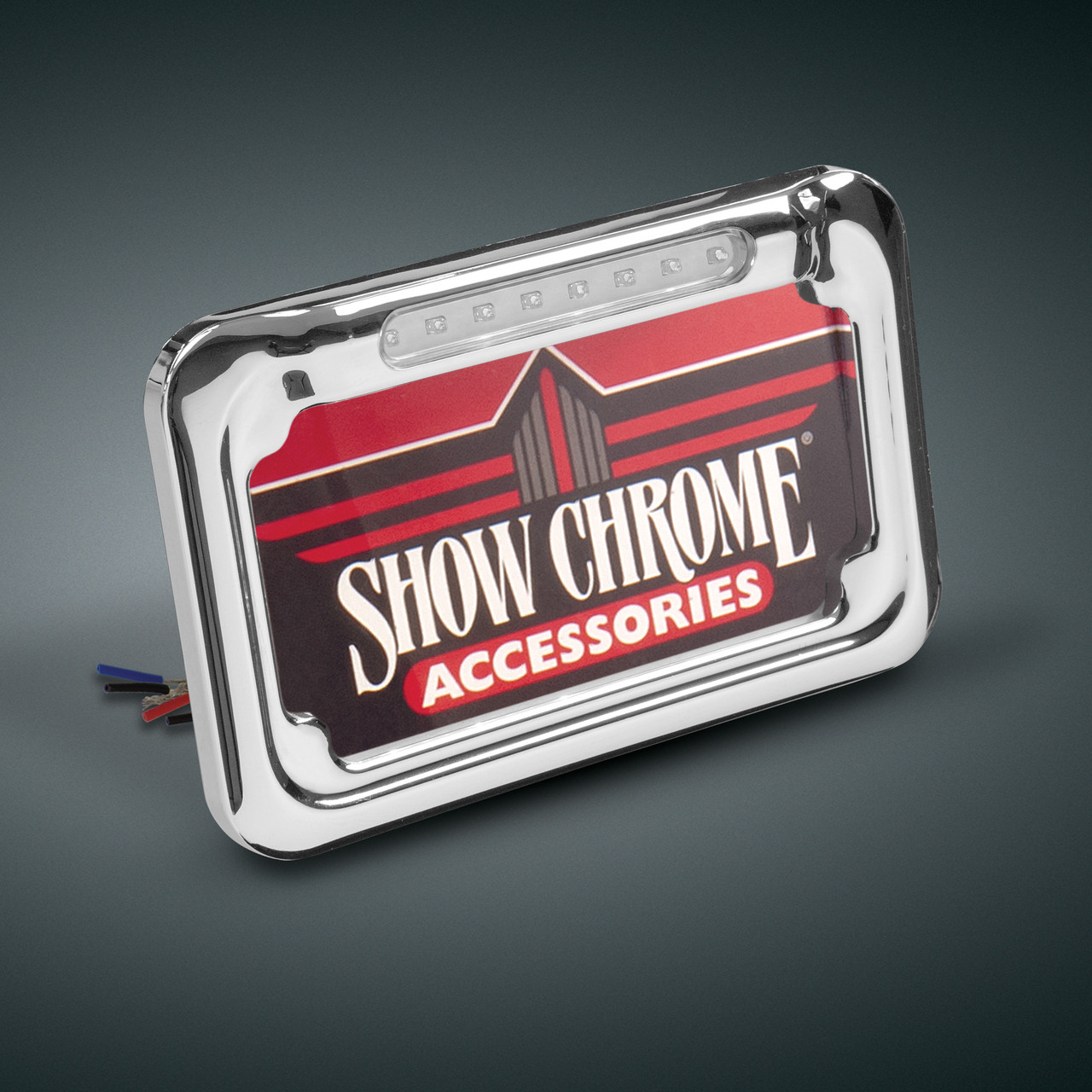 Show Chrome Accessories New Raised License Plate Led, 16-132