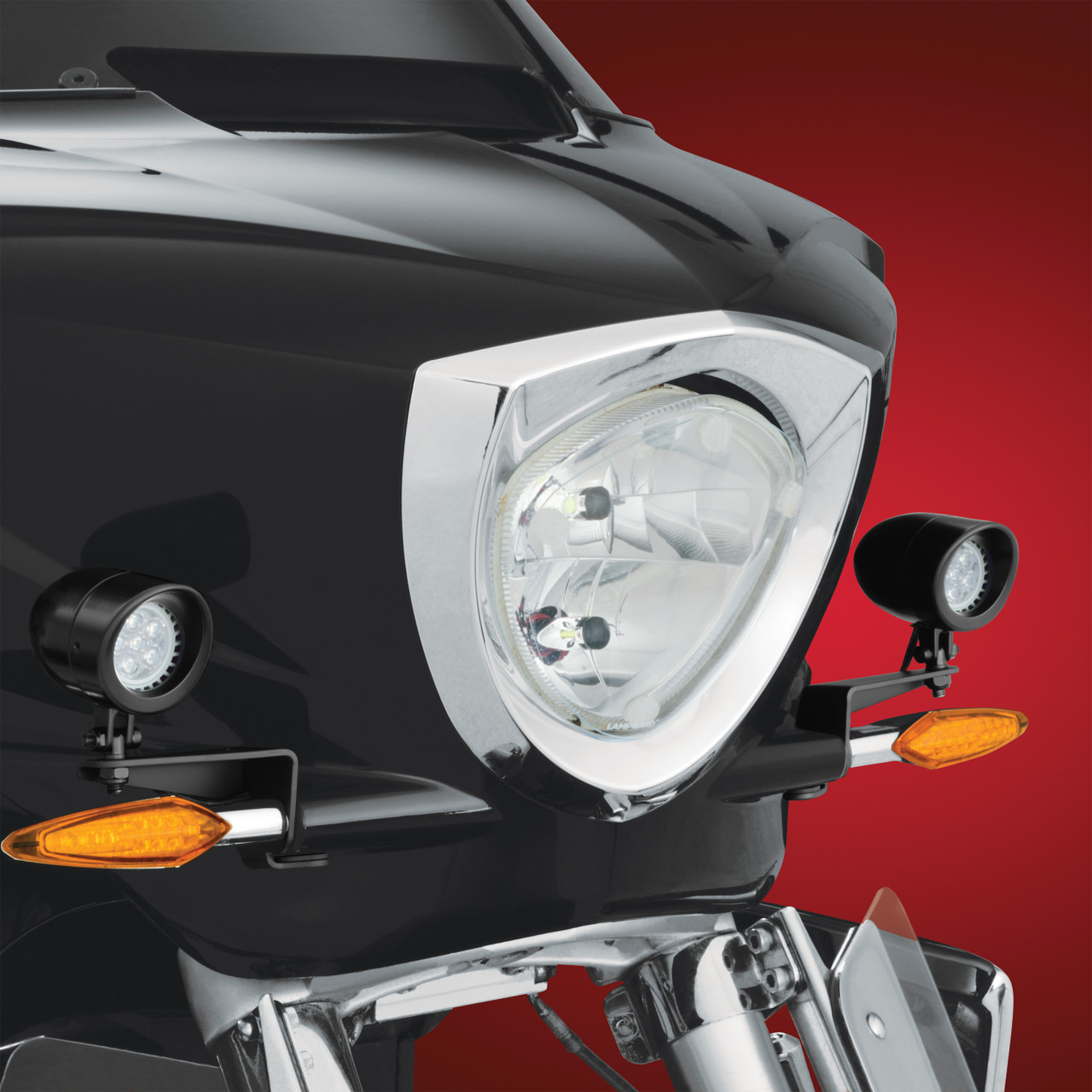 Show Chrome Accessories New Black Mini Led Victory Cc, 30-102LBK