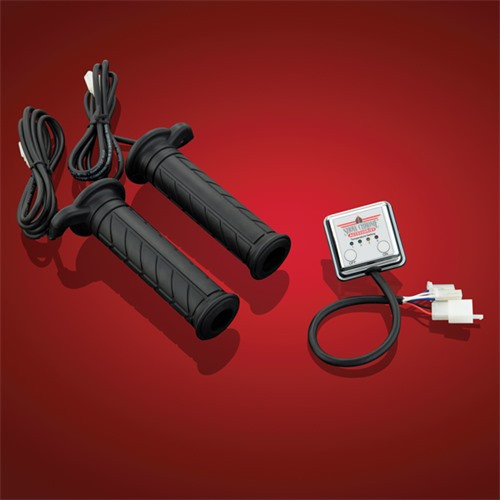 Show Chrome Accessories Heated Grips Yam, Kaw, Suz, 17-955C
