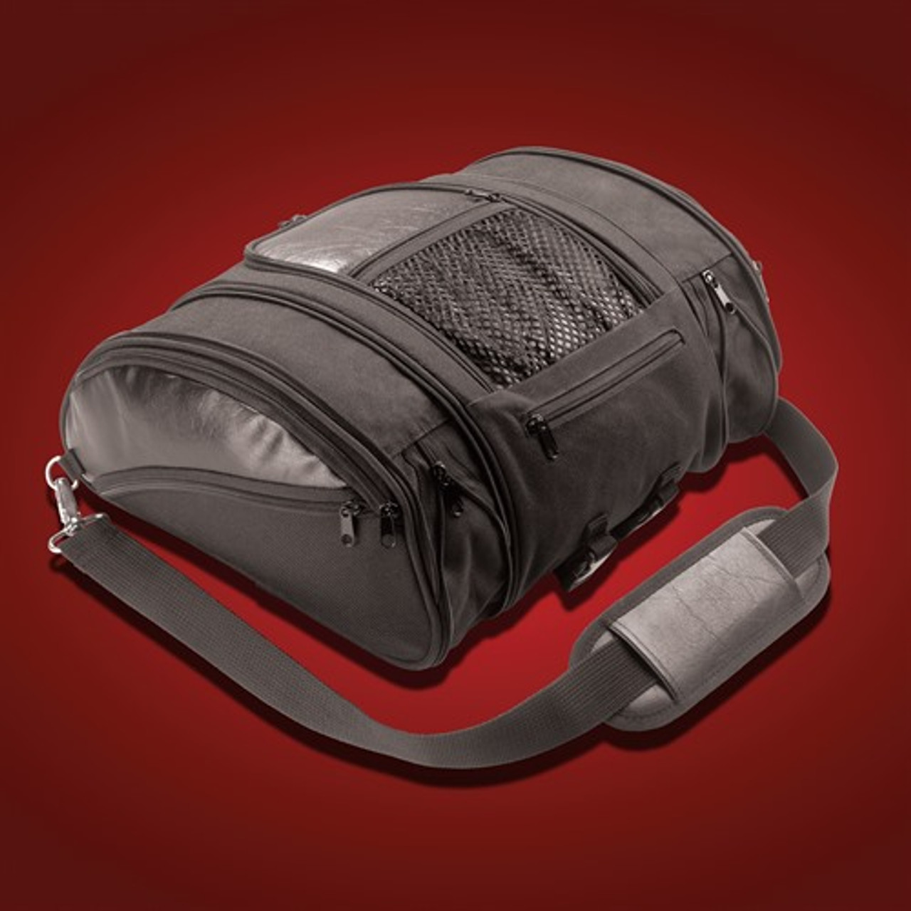 Show Chrome Accessories Deluxe Solo Rack Bag, H50-107BK