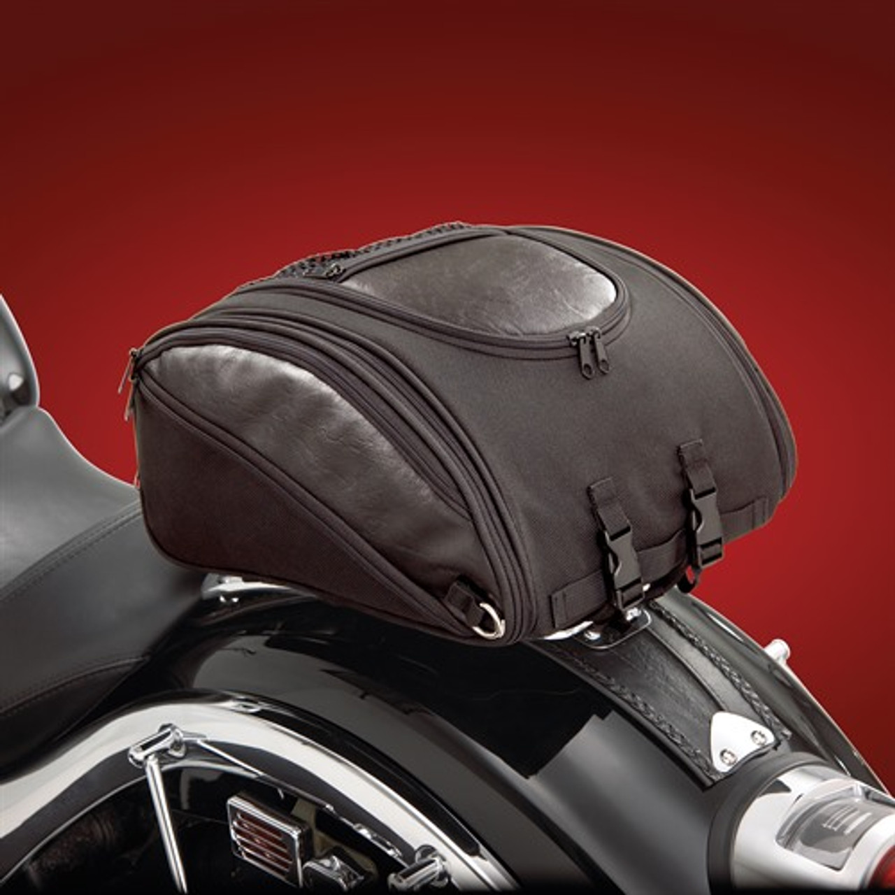 Show Chrome Accessories Deluxe Solo Rack Bag, H50-107BK