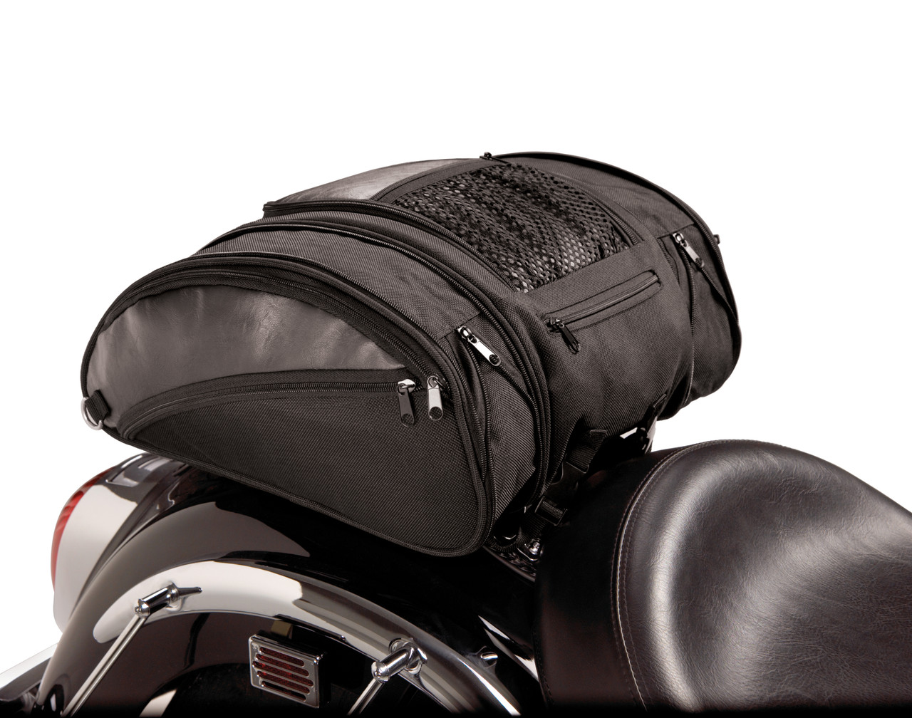 Show Chrome Accessories Deluxe Solo Rack Bag, H50-107BK