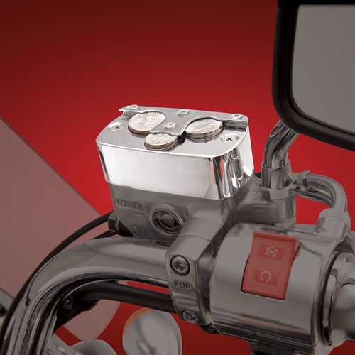 Show Chrome Accessories Coin Holder  Master Cylinder, 52-689