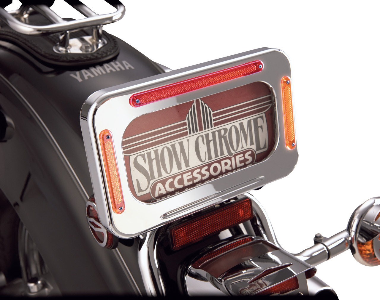 Show Chrome Accessories New Led License Plate Holder, 52-692