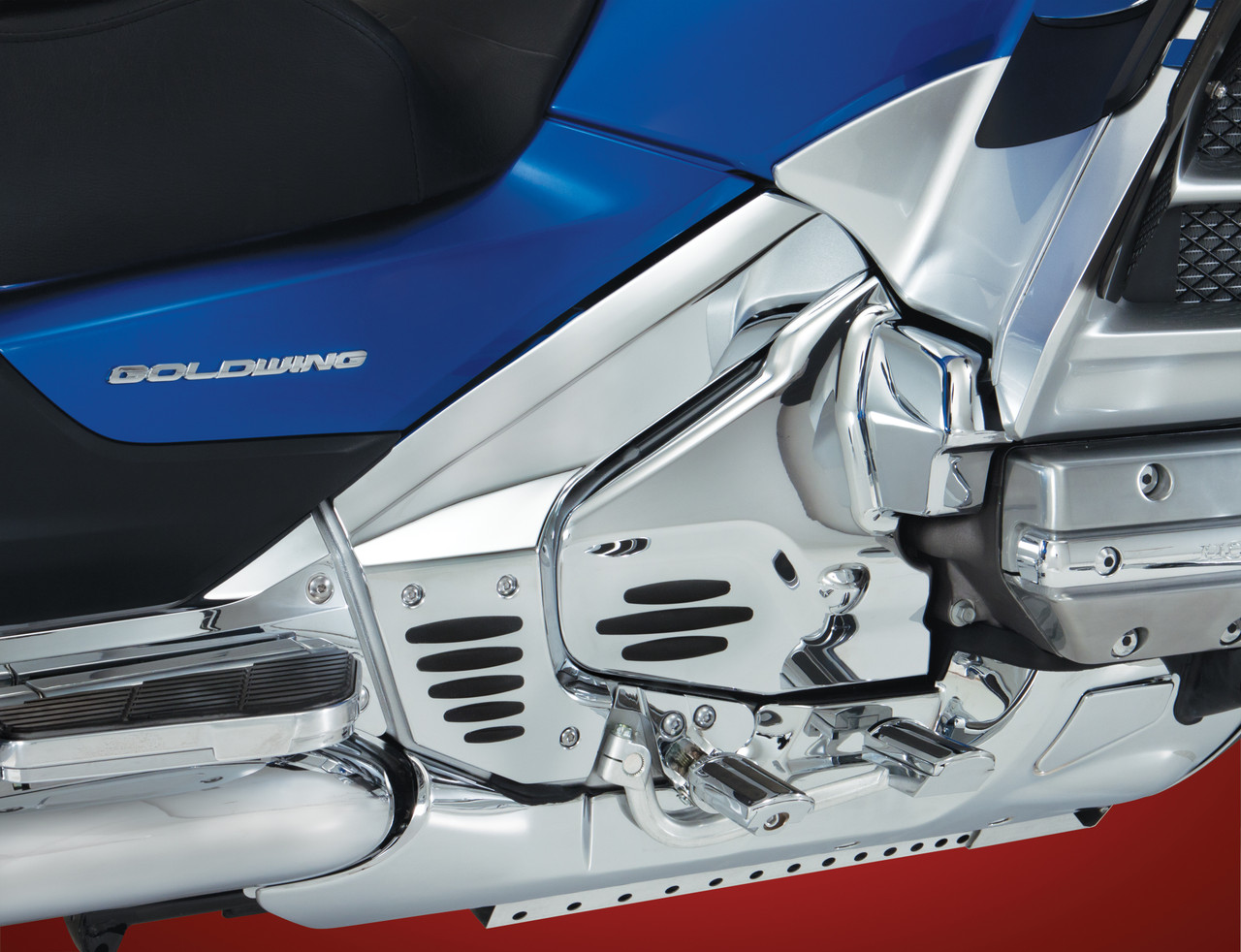 Show Chrome Accessories Frame Cover W/ Rubber Inserts, 52-724