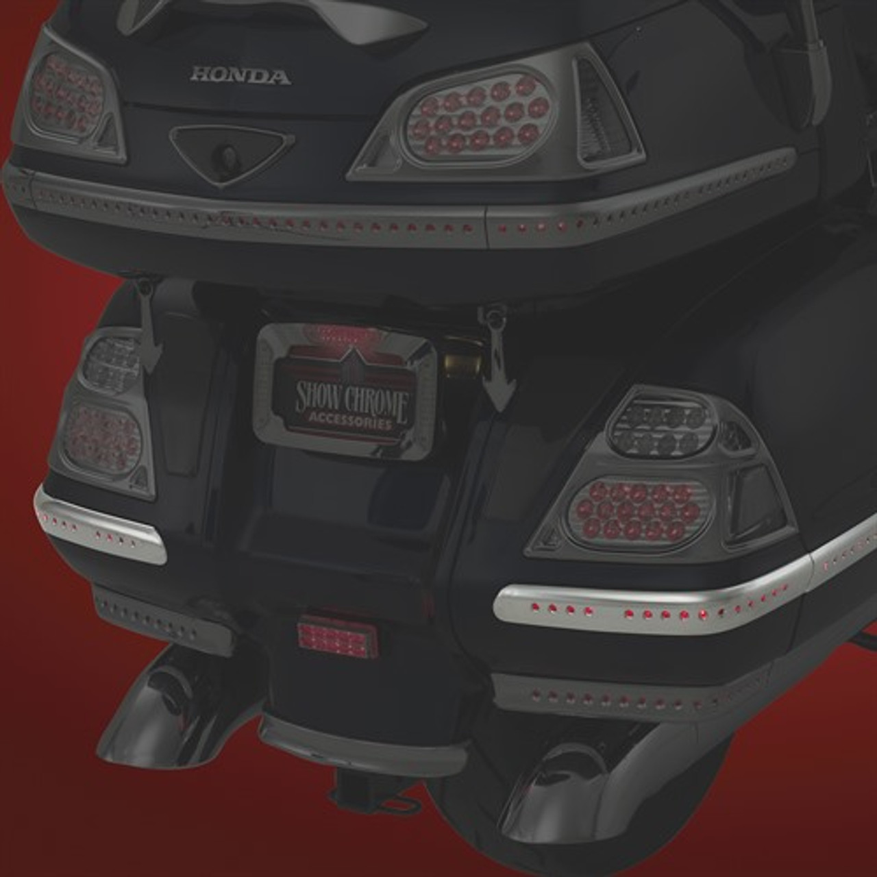 Show Chrome Accessories Martini Saddlebag Light Set, 52-792