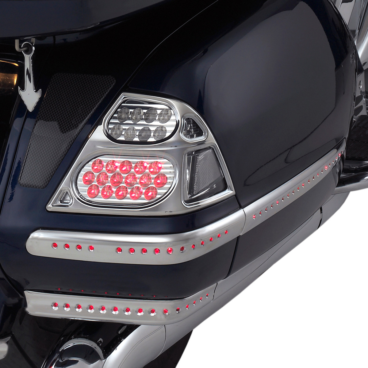 Show Chrome Accessories Martini Saddlebag Corner Light, 52-793