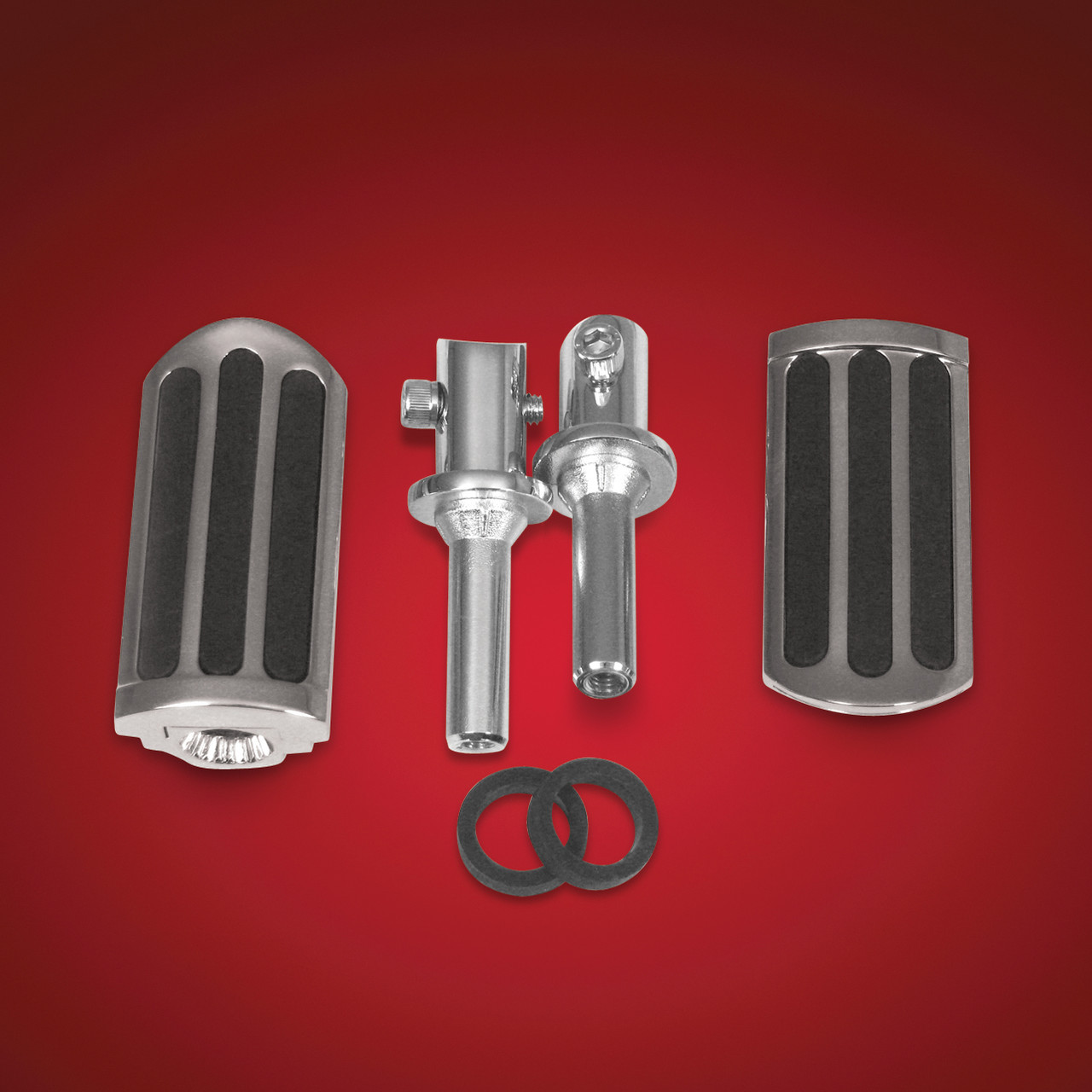 Show Chrome Accessories Rail Passenger Peg Kawasaki, 21-727J
