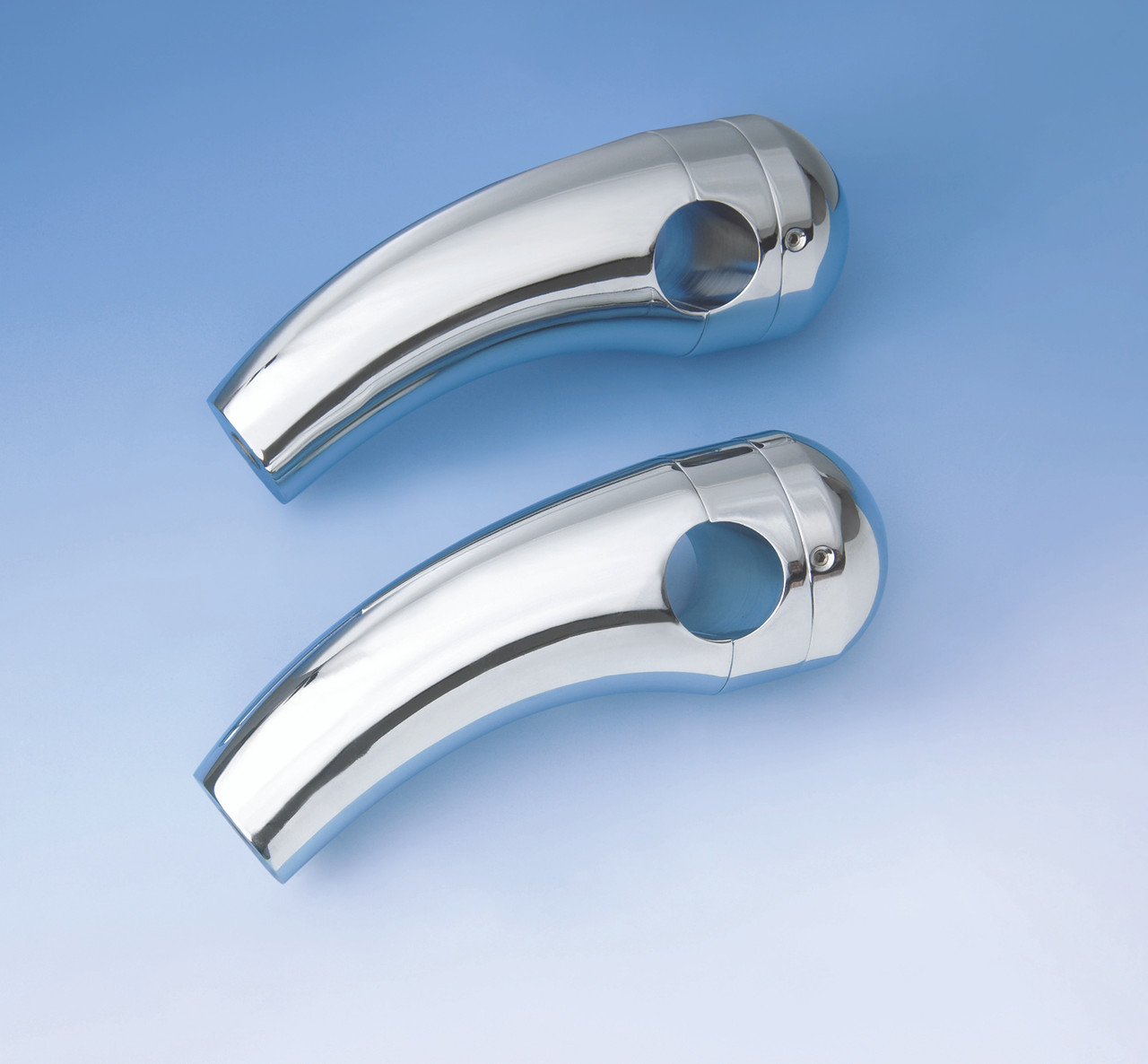 Show Chrome Accessories 4" Tall Round Risers W/O Bolts, 55-133X