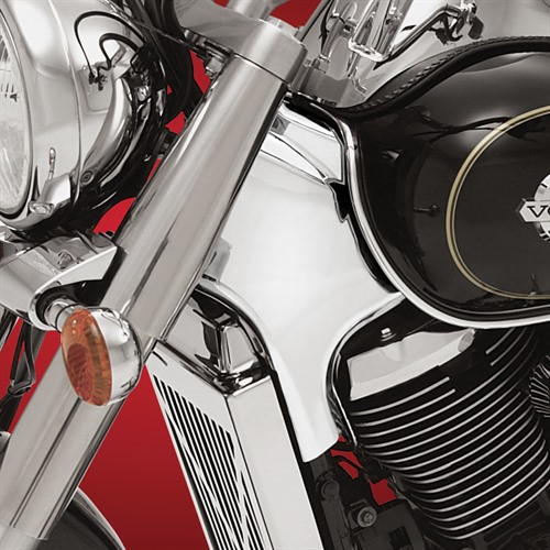 Show Chrome Accessories Abs Chrome Neck Covers Vl800, 82-201