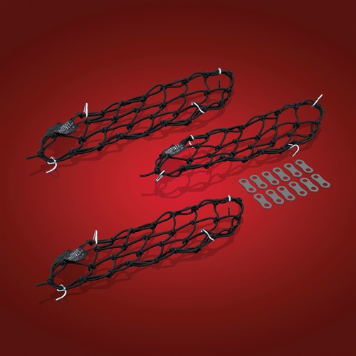 Show Chrome Accessories 3 Pc Lid Net Set - Trunk & Sb, 41-156