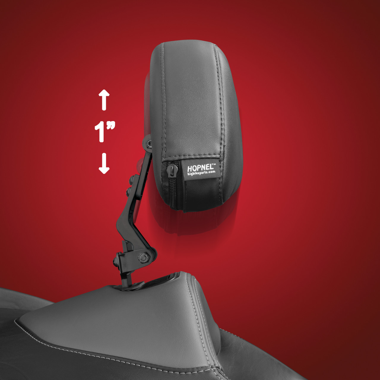 Show Chrome Accessories Quick Detach Backrest Canam Rt, 41-168A