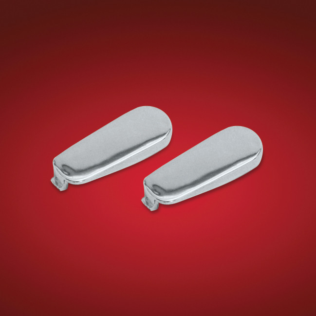 Show Chrome Accessories Lwr Fairing Chrome Plugs, 2-458