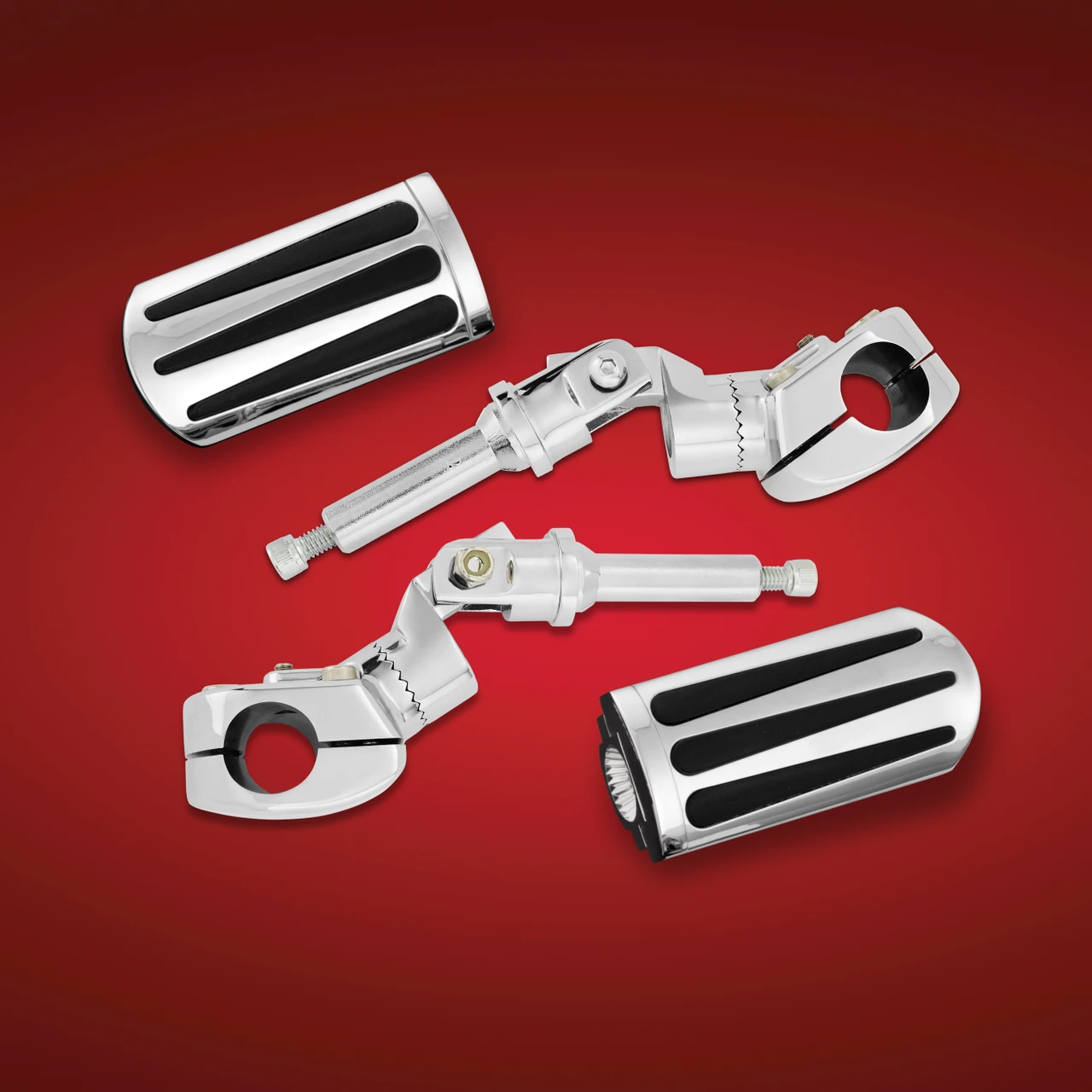 Show Chrome Accessories Teardrop Hwy Mount Gl1800, 21-355L