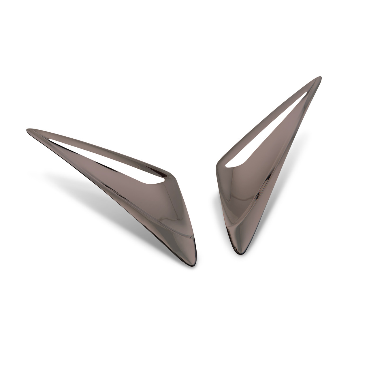 Show Chrome Accessories Windshield Garnish Vents, 52-796 Show Chrome Accessories Windshield Garnish Vents, 52-796