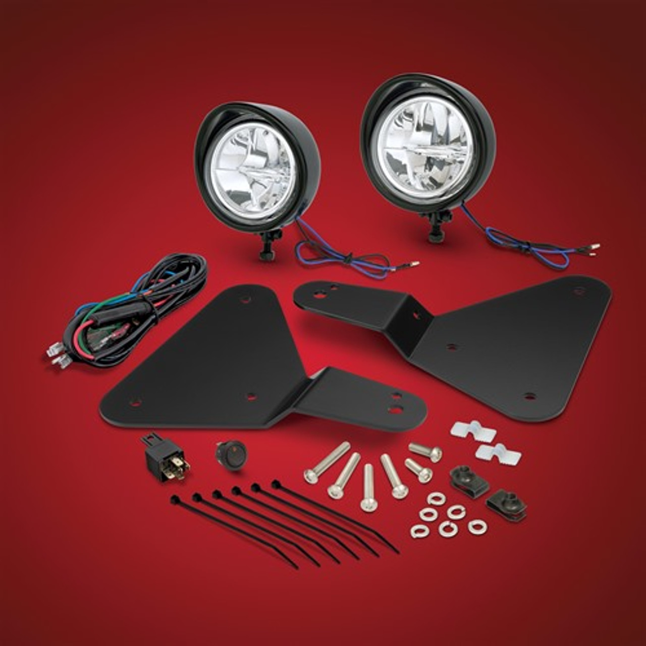 Show Chrome Accessories New 3 1/2" Focus Led Kit Can-Am F3, 41-302L