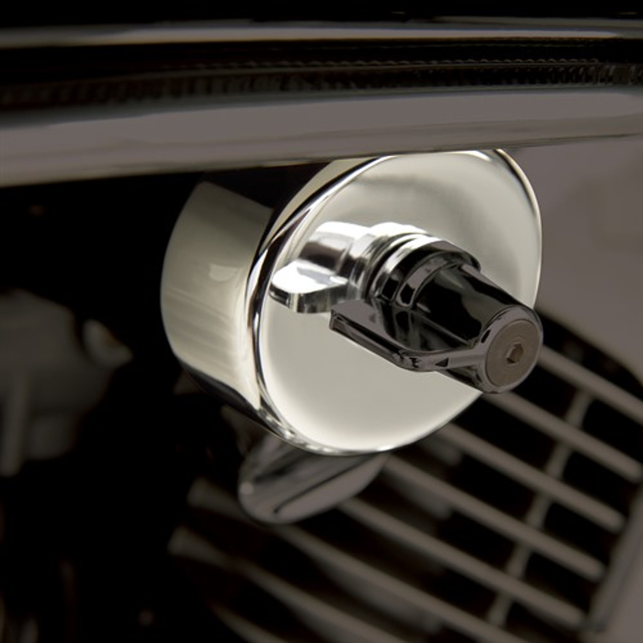 Show Chrome Accessories Fuel Shut Off Valve Cover, 55-301